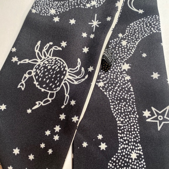 Zodiac Cancer - Thin Purse Scarf / Hairband / Scarf - #116 / 5 for $70 - Picture 1 of 7